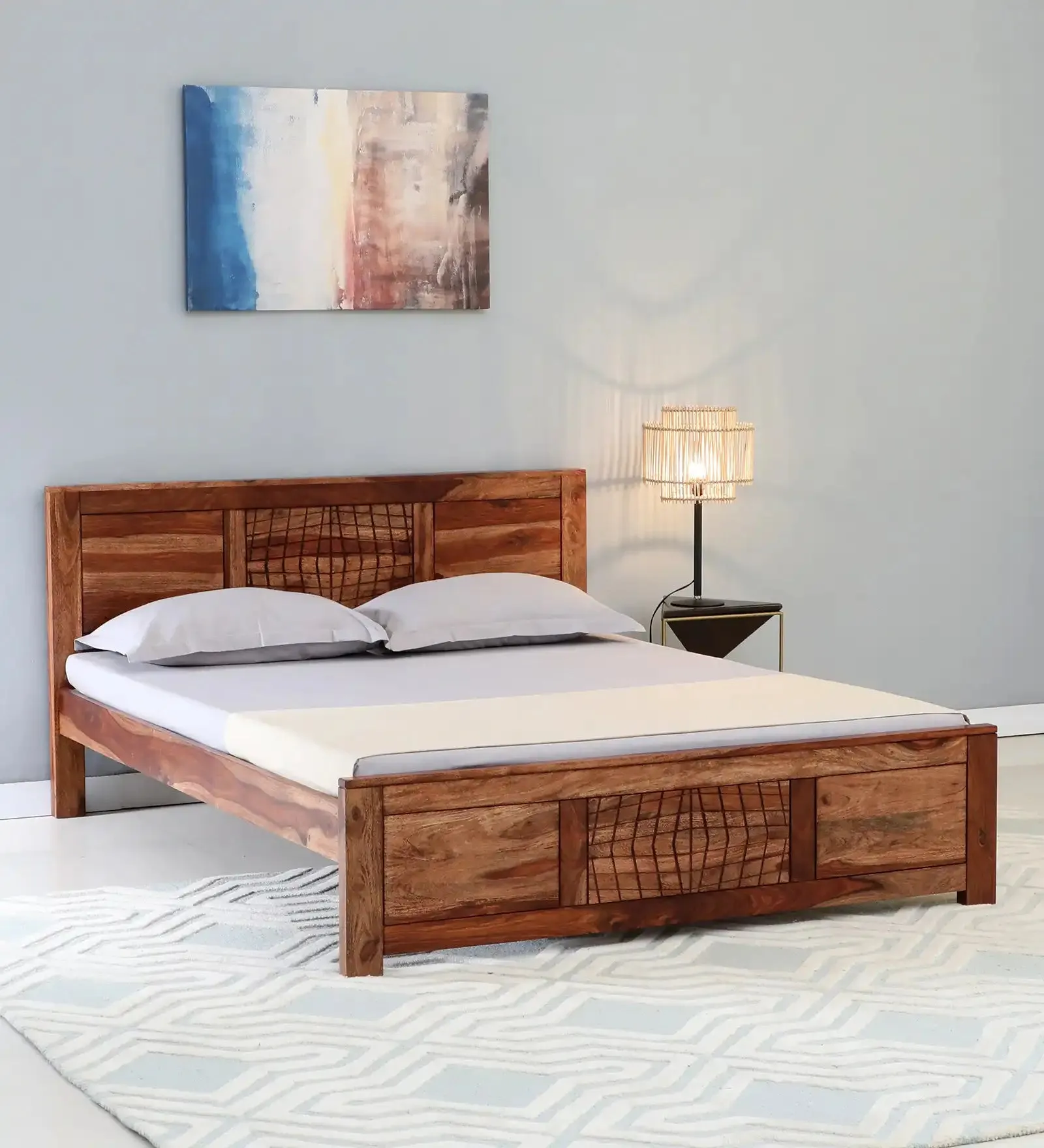 Harmonia Solid Wood Contemporary Beds