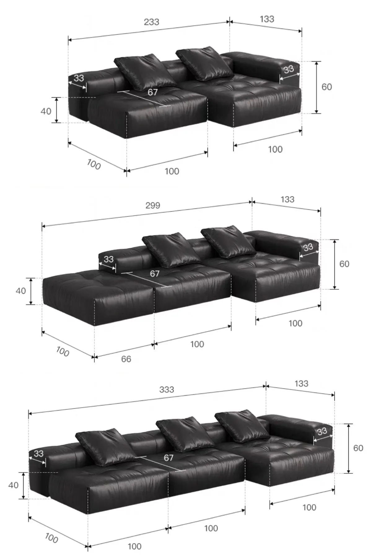 Hillford Scratch Resistant Leather Sofa