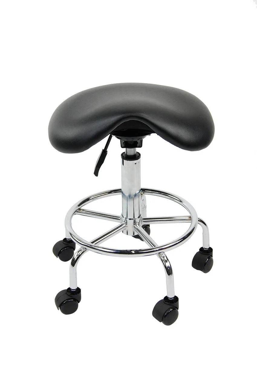 Hydraulic Saddle Stool Without Back Support