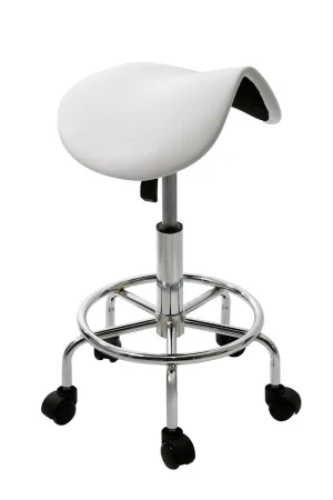 Hydraulic Saddle Stool Without Back Support