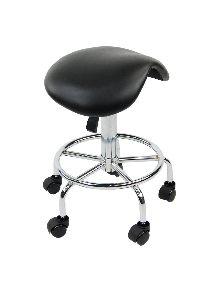 Hydraulic Saddle Stool Without Back Support