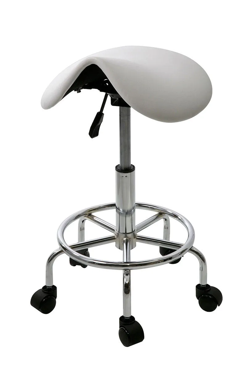 Hydraulic Saddle Stool Without Back Support