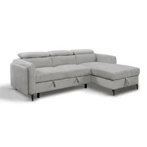 JAKE Velvet Sectional Sofa Bed