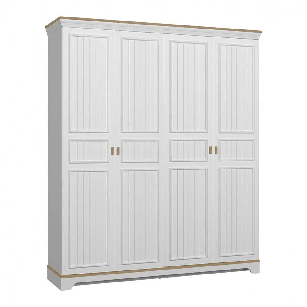 Kidz Beds - Monte 4 Door Wardrobe