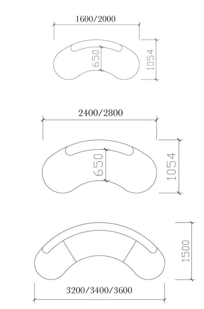 Lacos Performance Boucle Curve Sofa