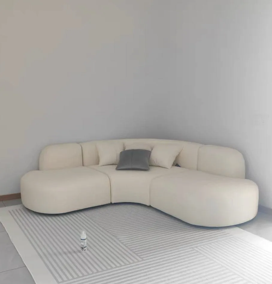 Lacos Performance Boucle Curve Sofa