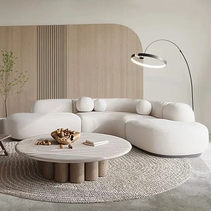 Lacos Performance Boucle Curve Sofa