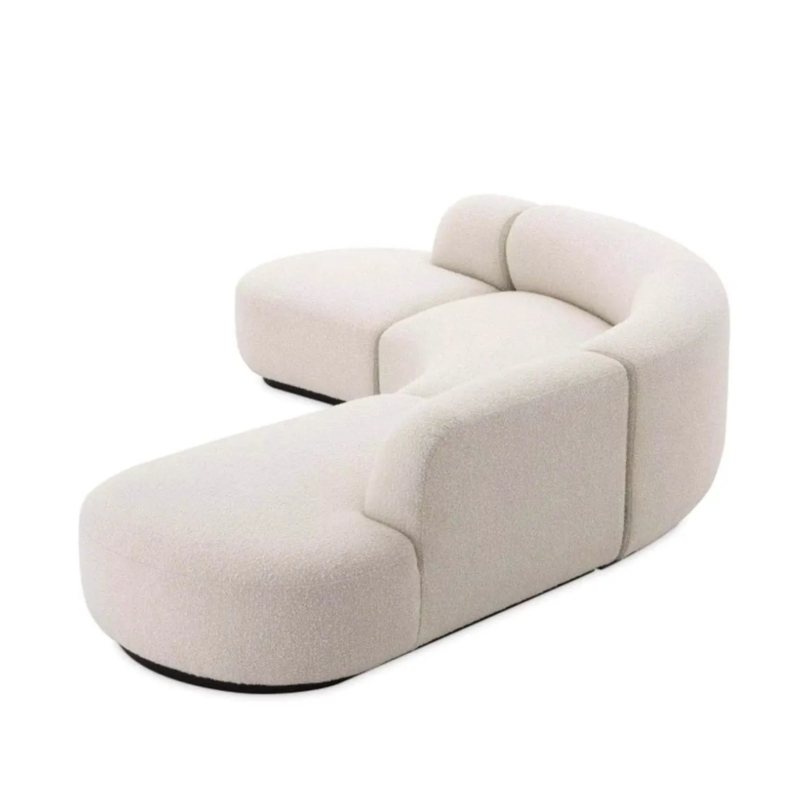 Lacos Performance Boucle Curve Sofa