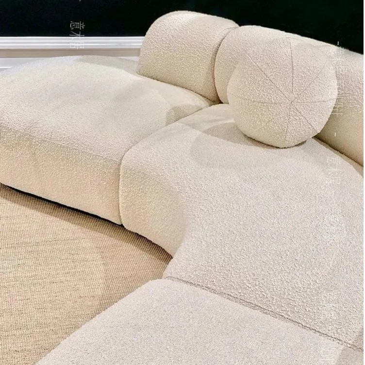 Lacos Performance Boucle Curve Sofa