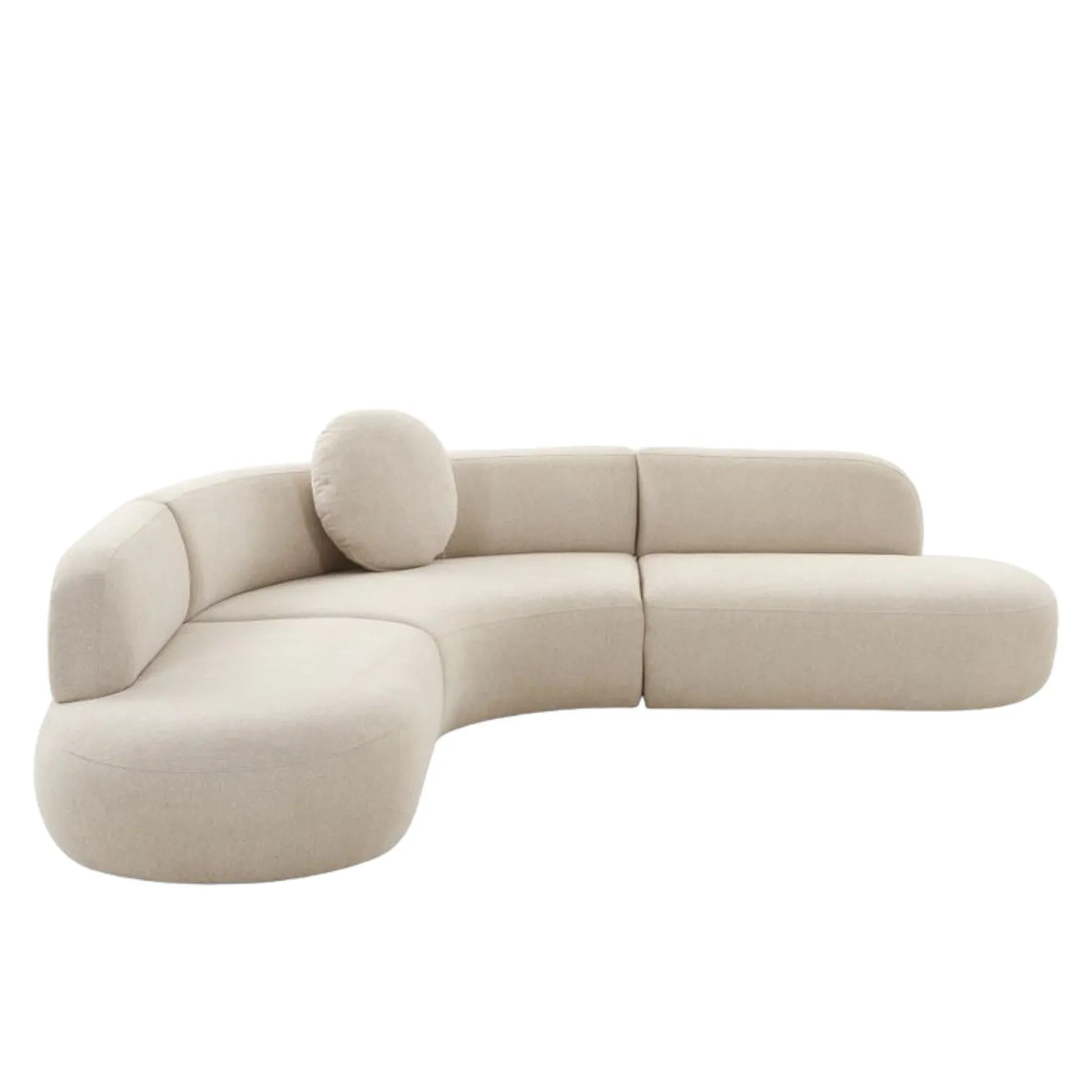 Lacos Performance Boucle Curve Sofa