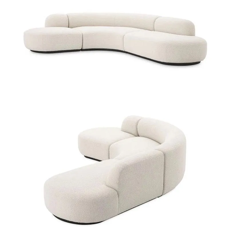 Lacos Performance Boucle Curve Sofa