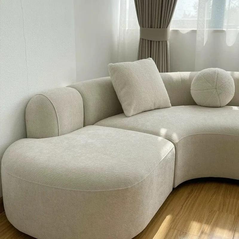 Lacos Performance Boucle Curve Sofa