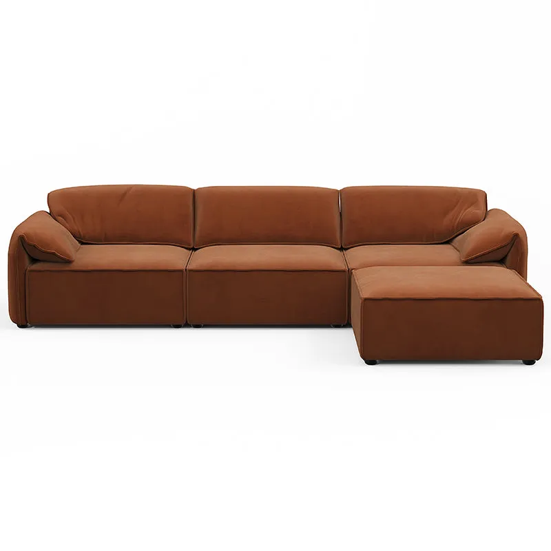 Layla 3 Seater Sofa with Ottoman