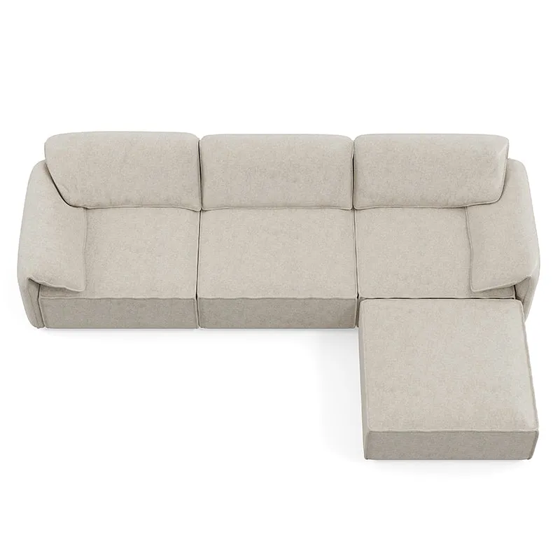 Layla 3 Seater Sofa with Ottoman