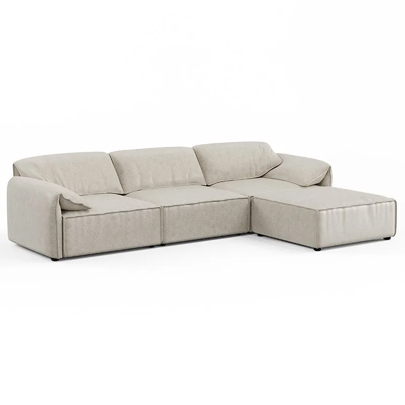 Layla 3 Seater Sofa with Ottoman