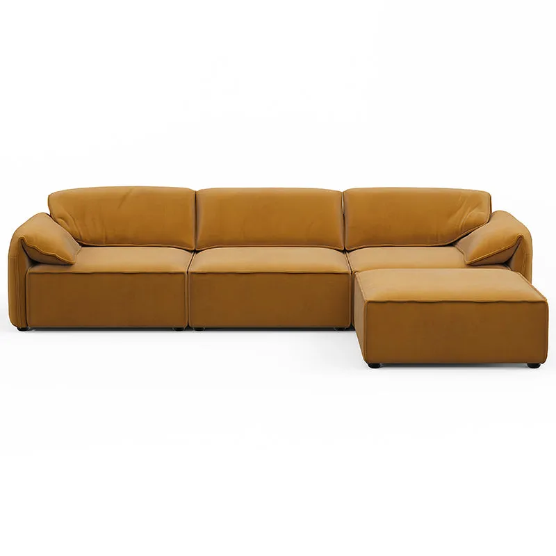 Layla 3 Seater Sofa with Ottoman