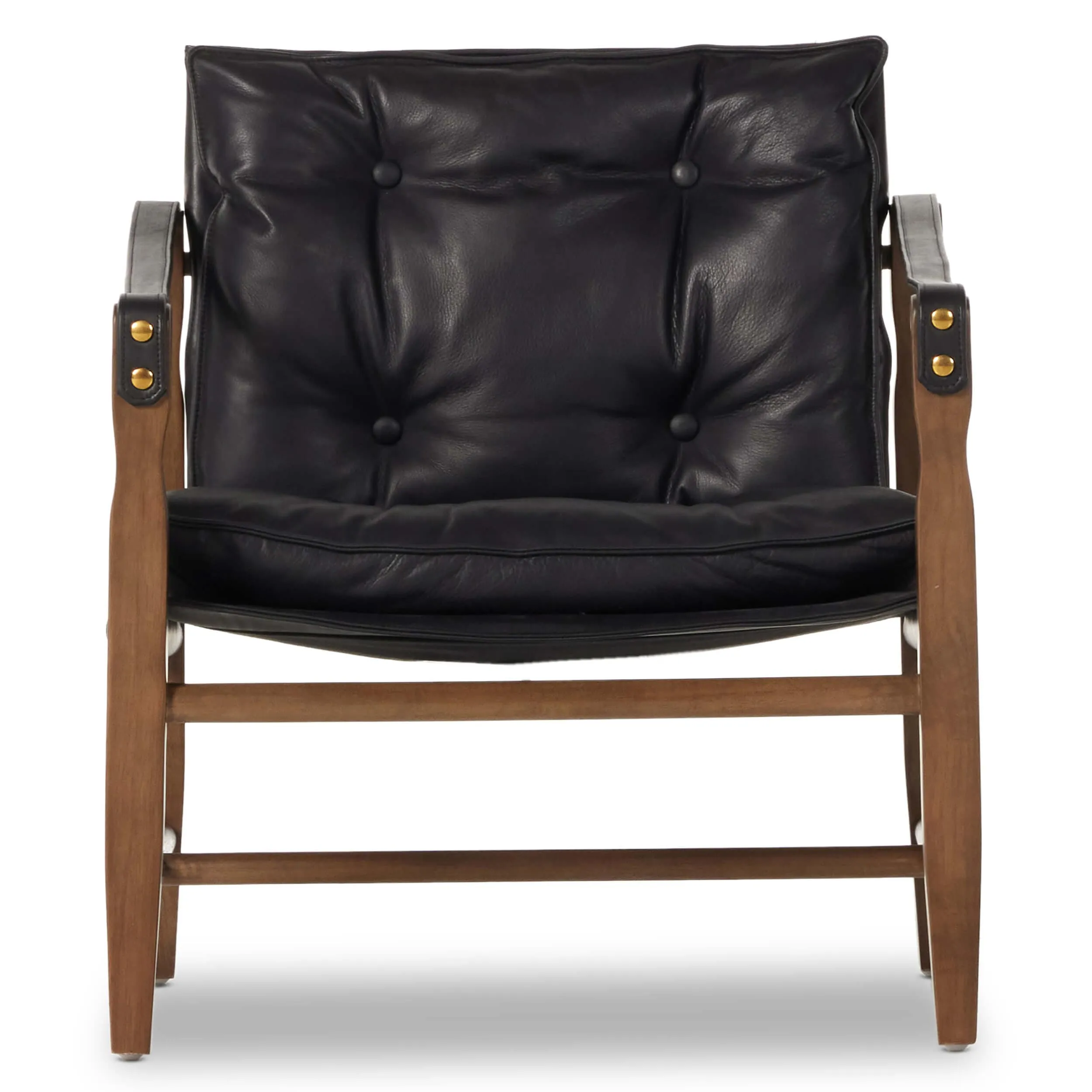 Lenz Leather Chair, Heirloom Black