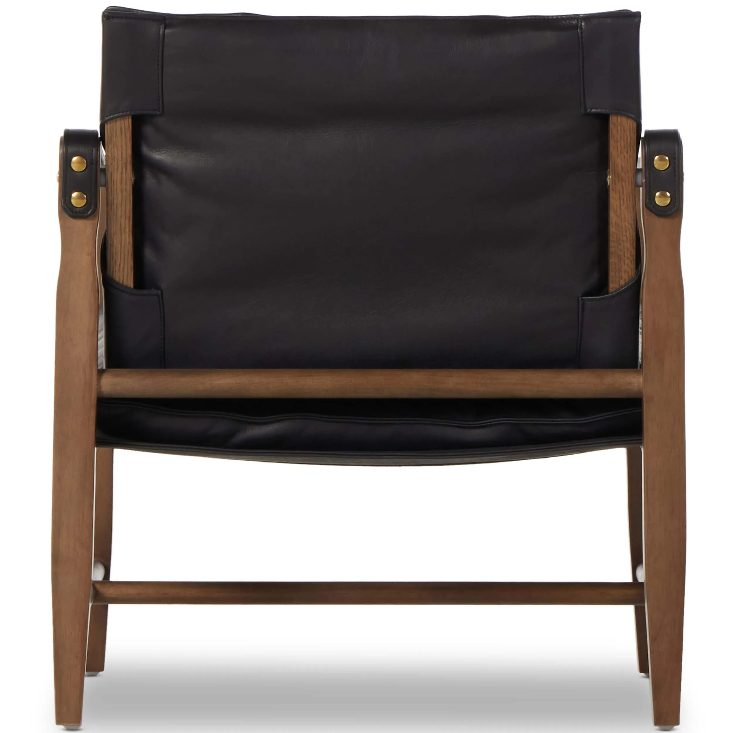 Lenz Leather Chair, Heirloom Black