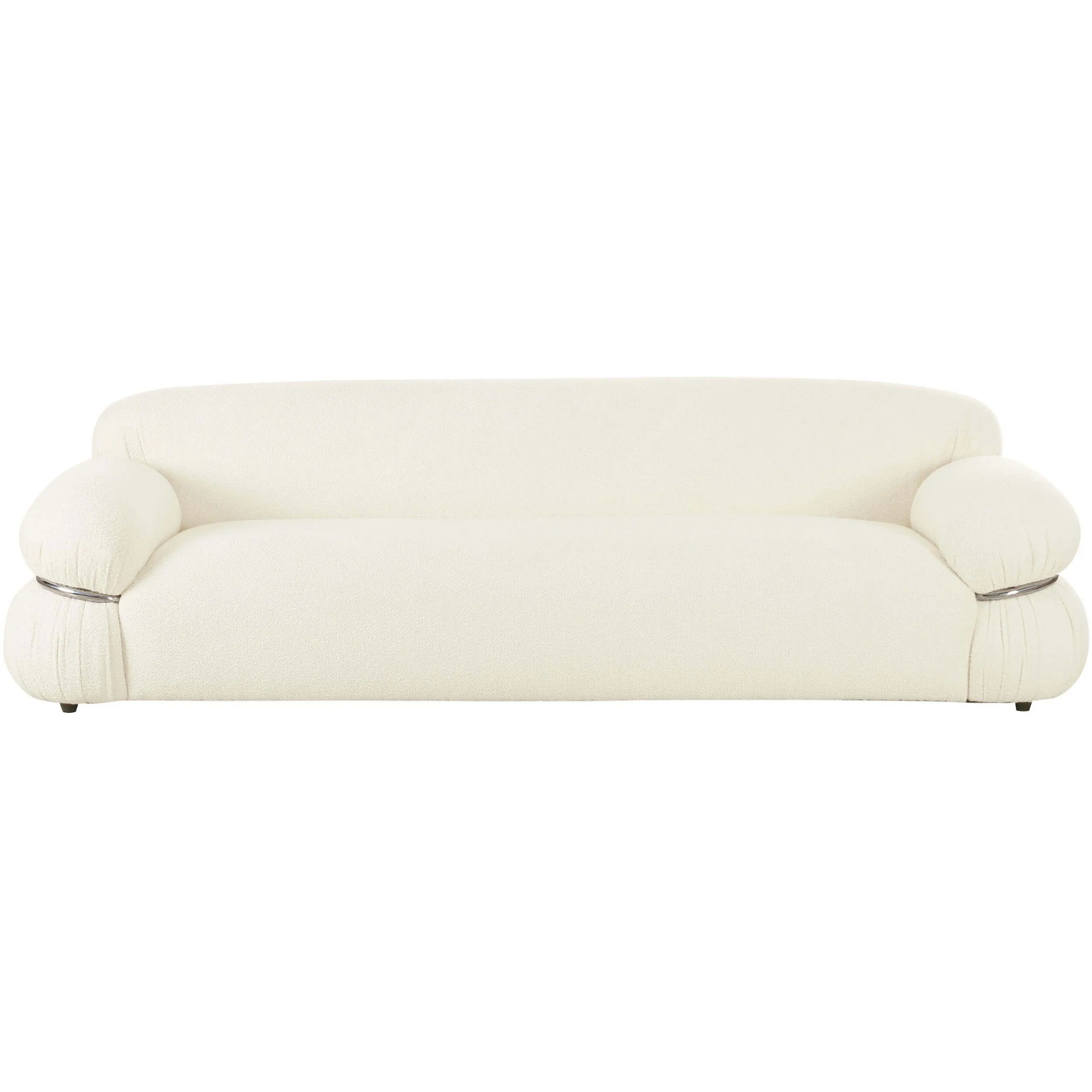 Leyla Boucle Sofa, Cream