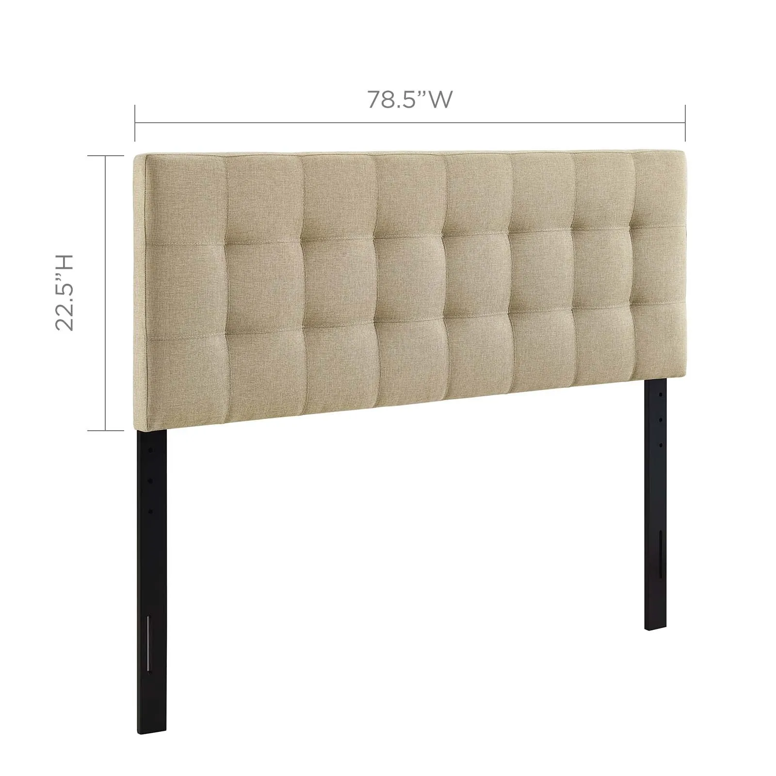 Lily Upholstered Fabric Headboard