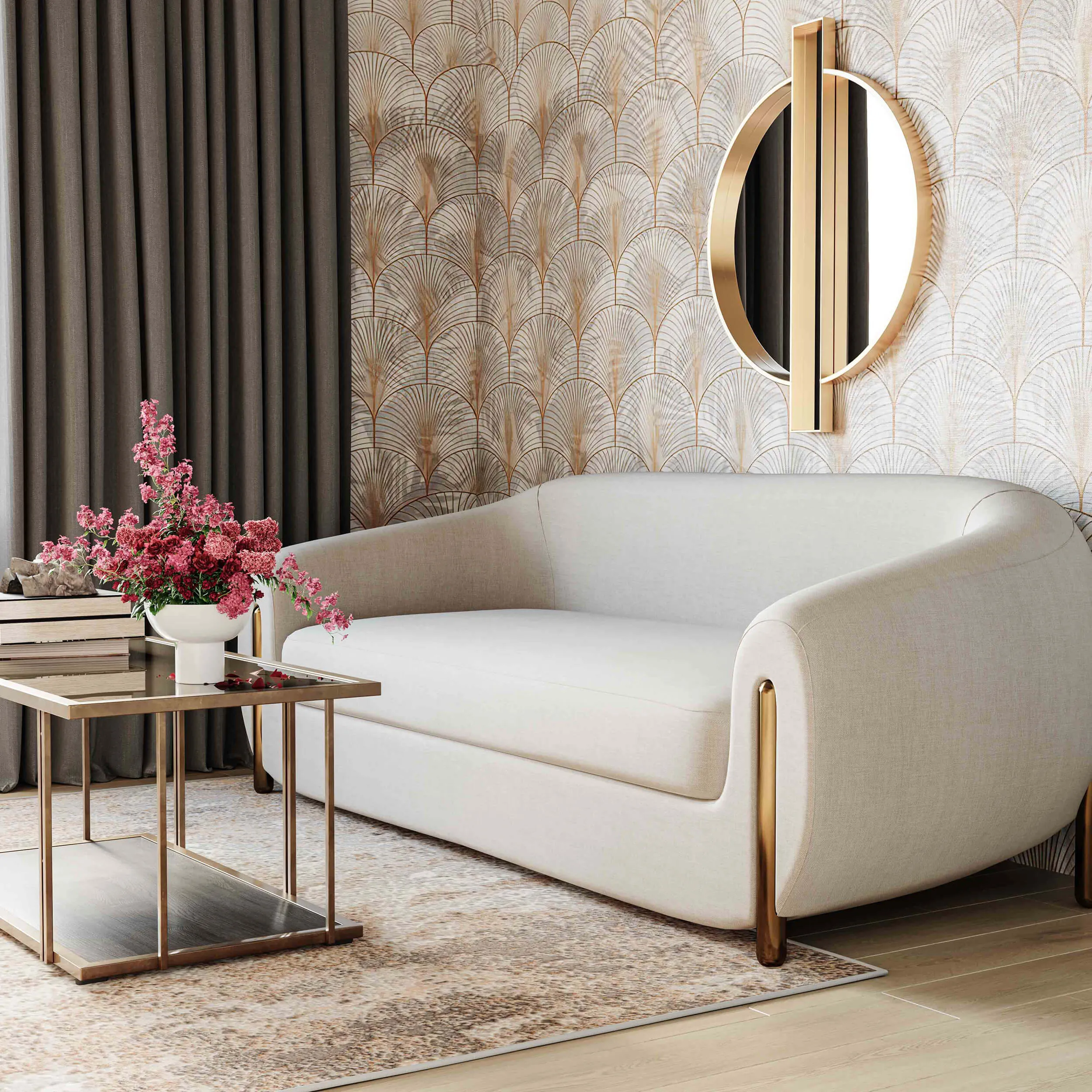 Lina Sofa, Cream