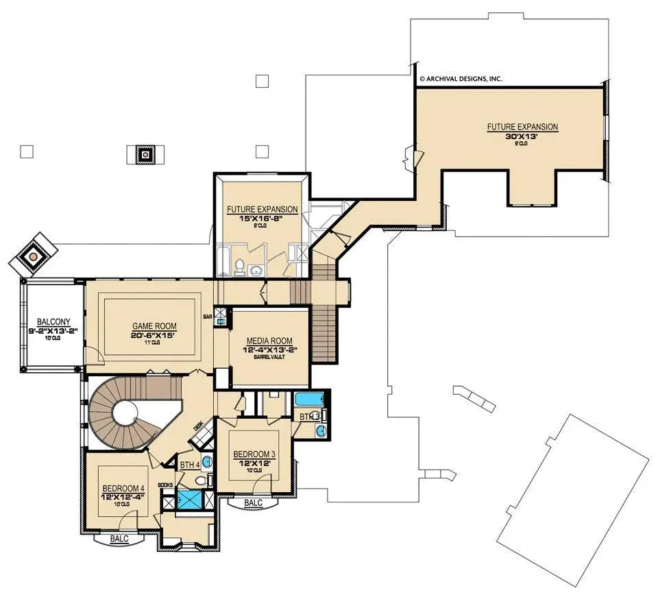 Luxurious European style Home plan with spacious interiors and elegant features!