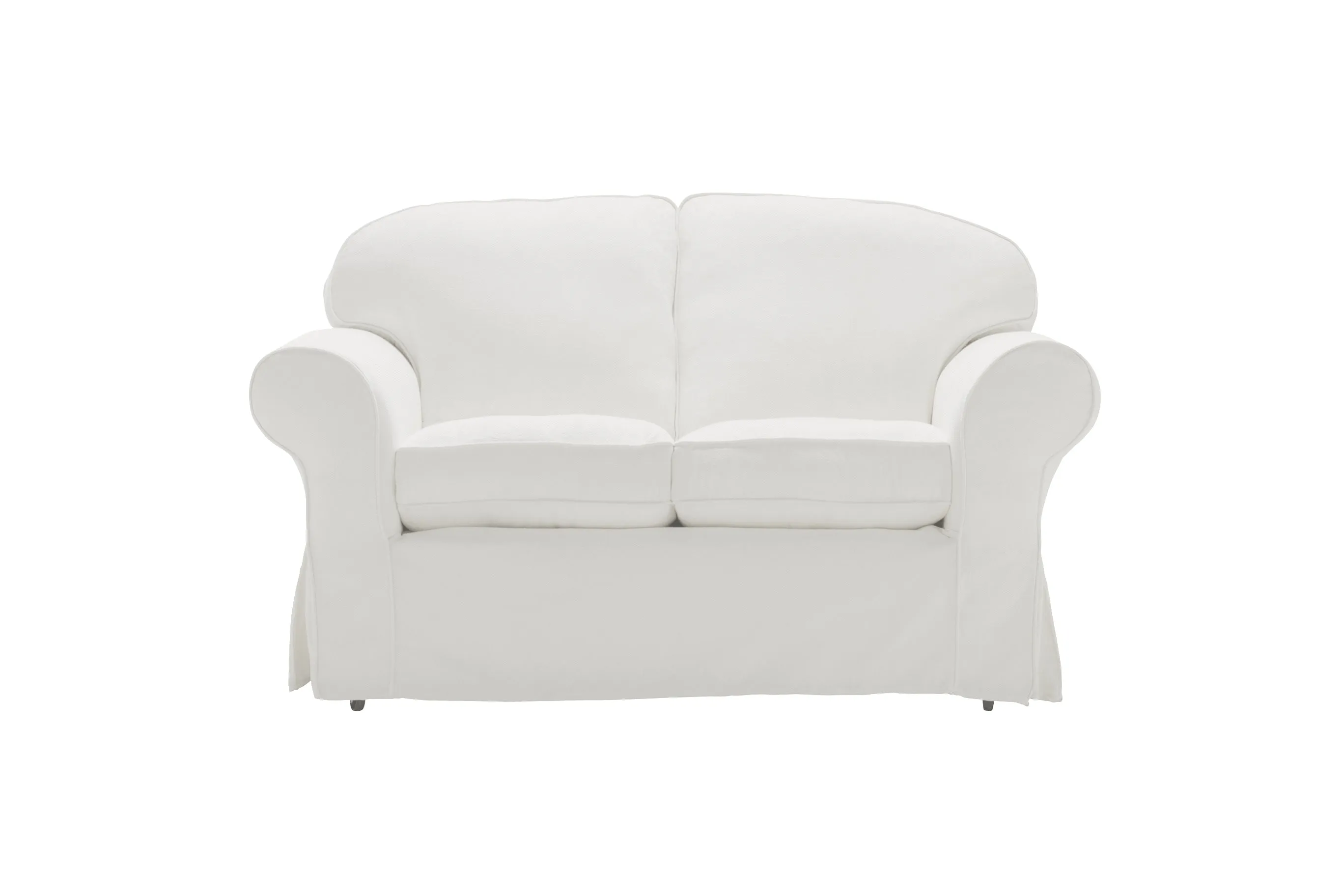 Madrid | 2 Seater Extra Loose Cover | Miami Snow White