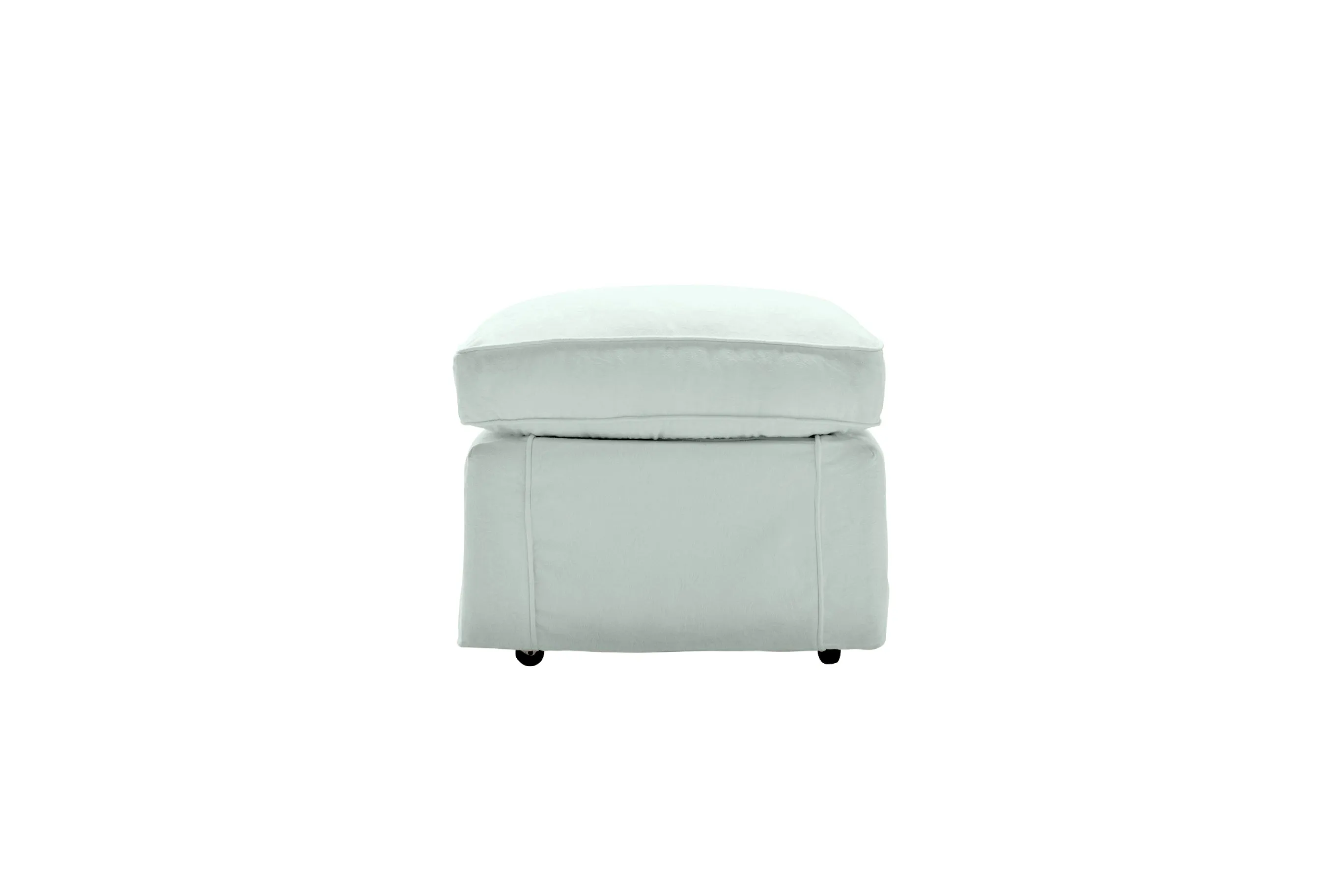 Madrid | Footstool Extra Loose Cover | Capri Duck Egg