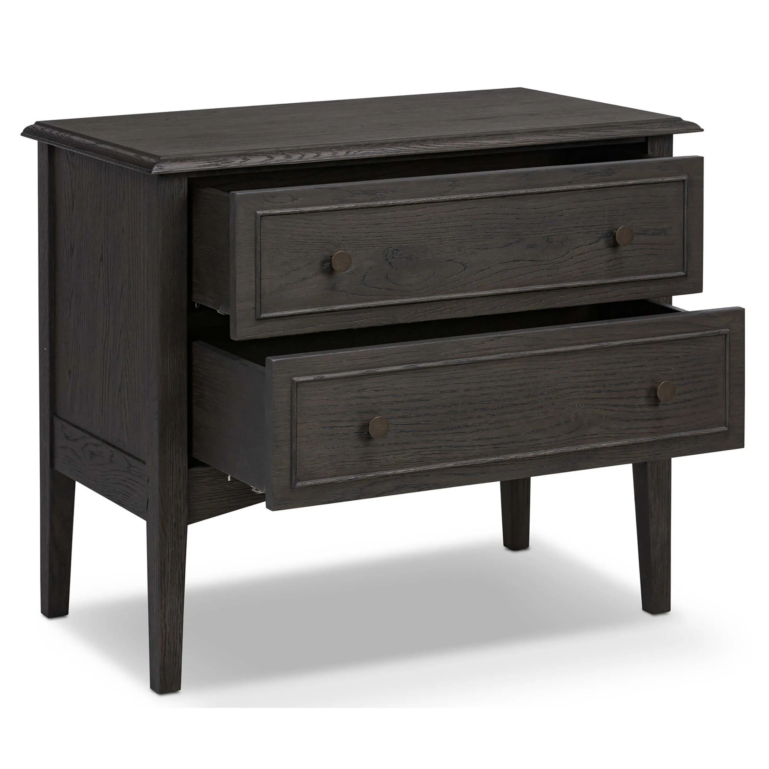 Maggie Nightstand, Smoked Black