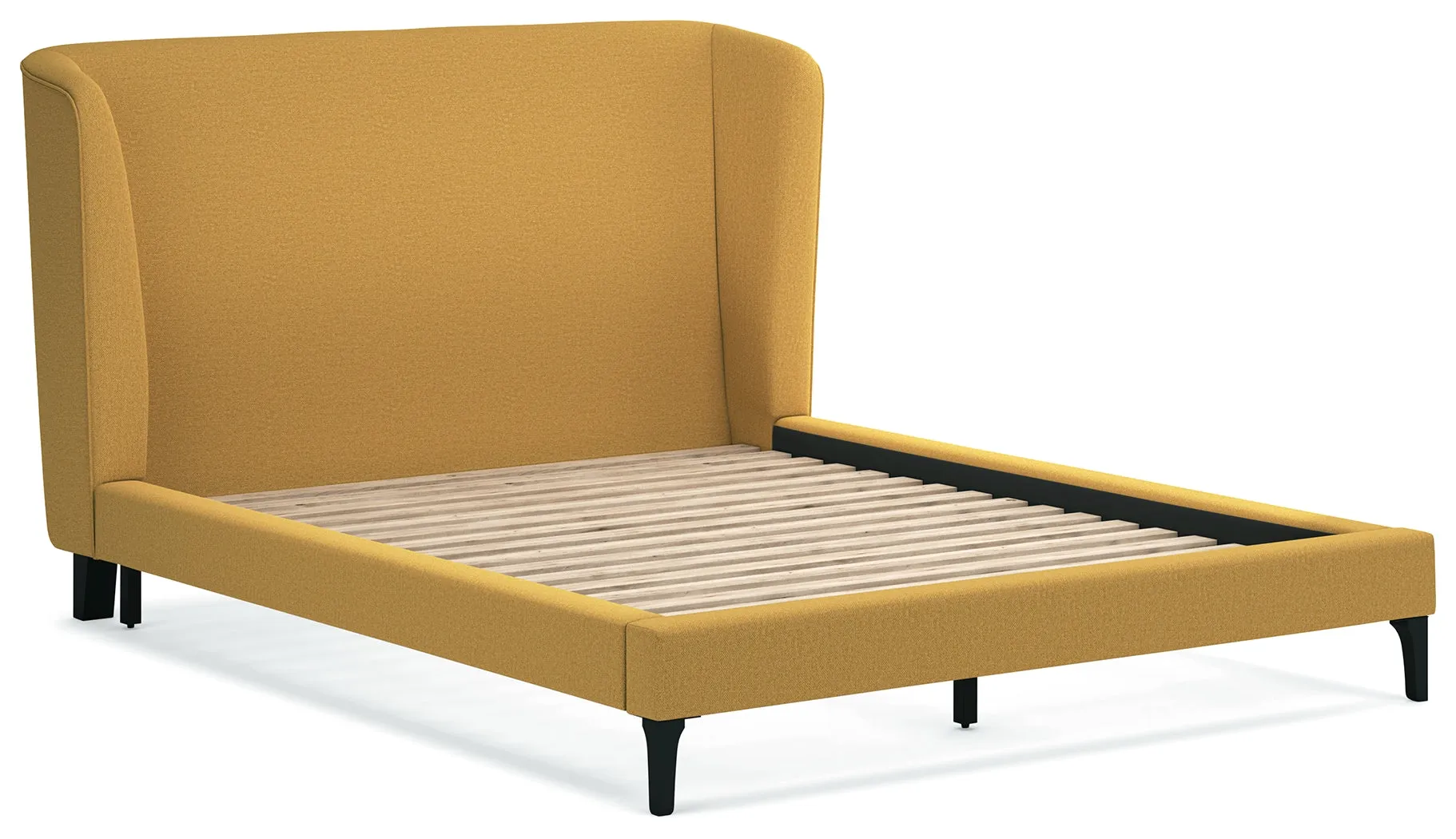 Maloken Queen Upholstered Bed with Roll Slats