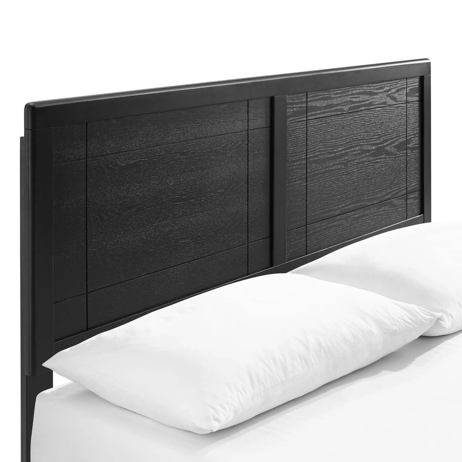 Marlee Wood Platform Bed With Angular Frame