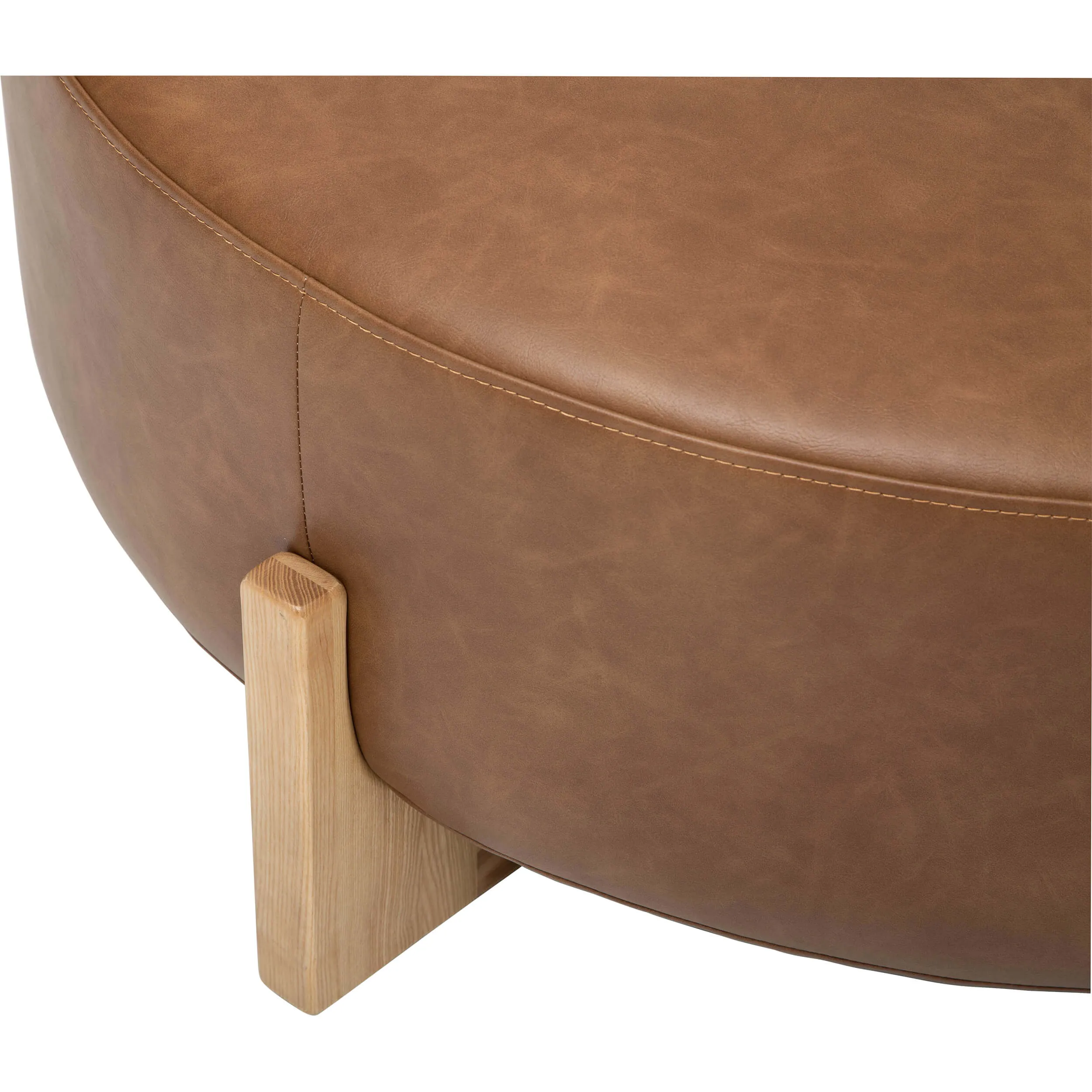 Marlowe Cocktail Ottoman, Copley Brown