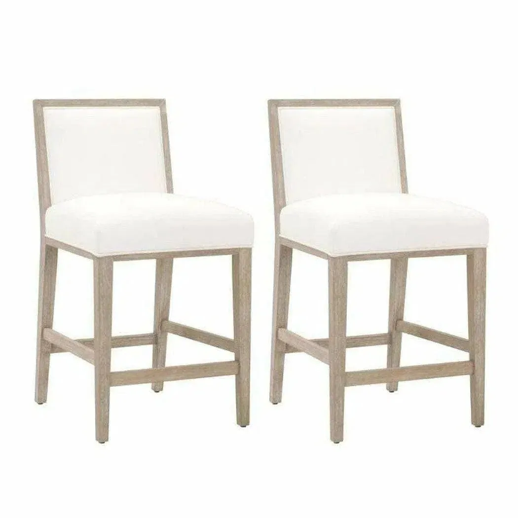 Martin Counter Stool Set of 2 LiveSmart Peyton-Pearl