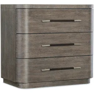 Modern Mood 3 Drawer Nightstand, Mink