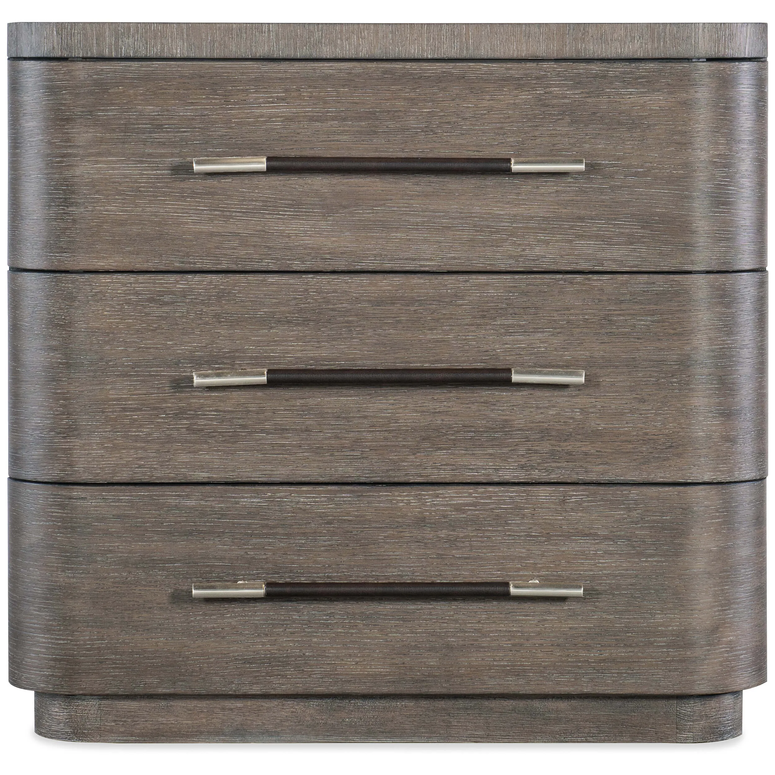 Modern Mood 3 Drawer Nightstand, Mink