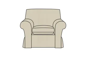 Newport | Armchair Extra Loose Cover | Miami Pewter