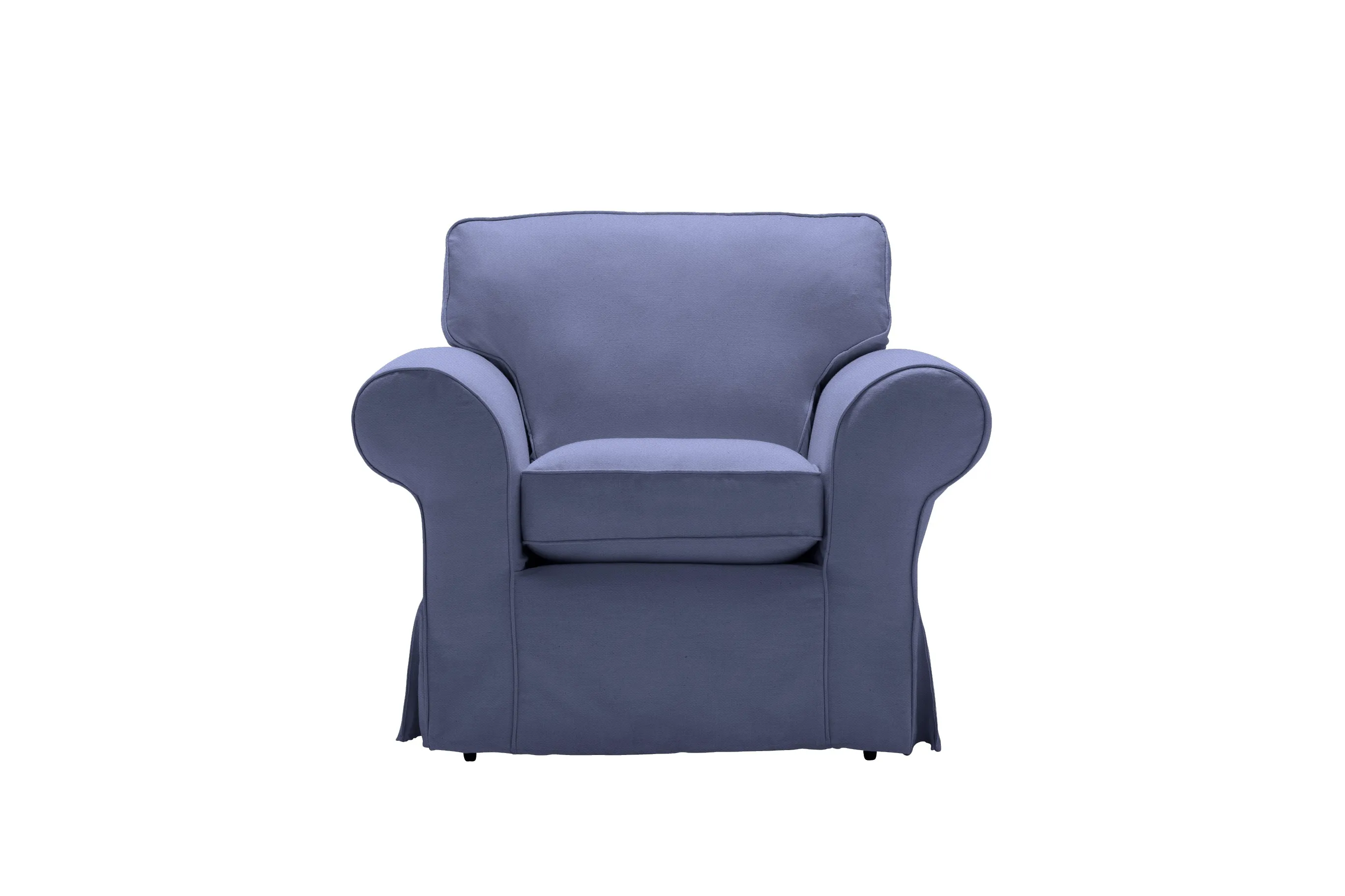 Newport | Armchair Extra Loose Cover | Miami Sea Blue