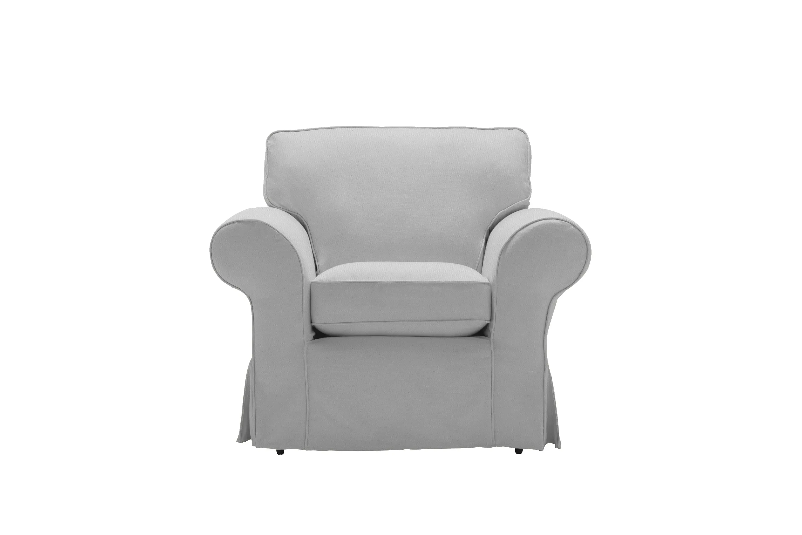 Newport | Armchair Extra Loose Cover | Miami Silver