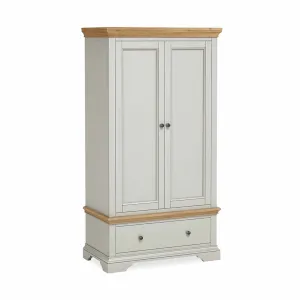 Normandy Grey Double Wardrobe with Drawer