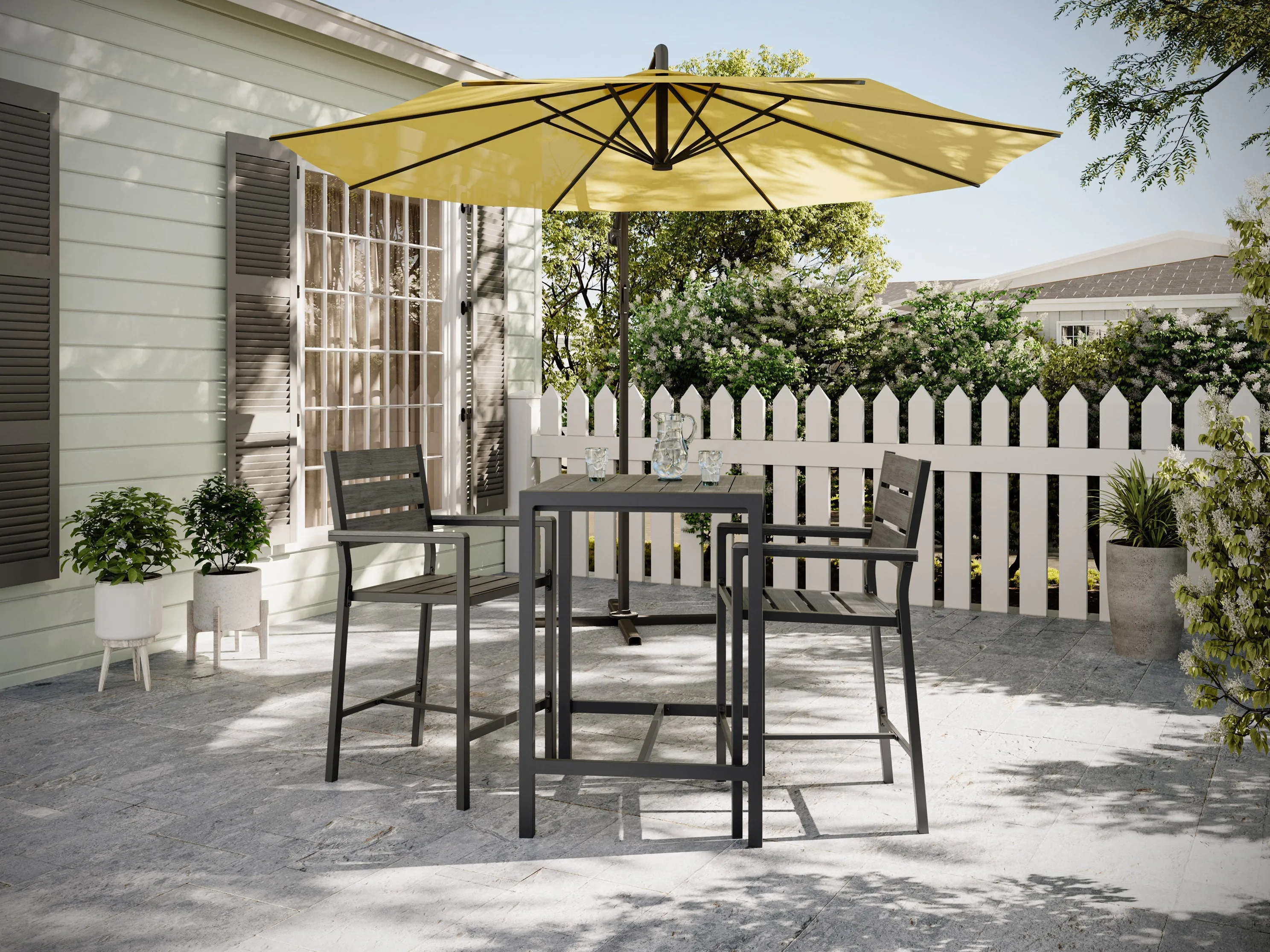 Outdoor Bar Chair, Set of 2