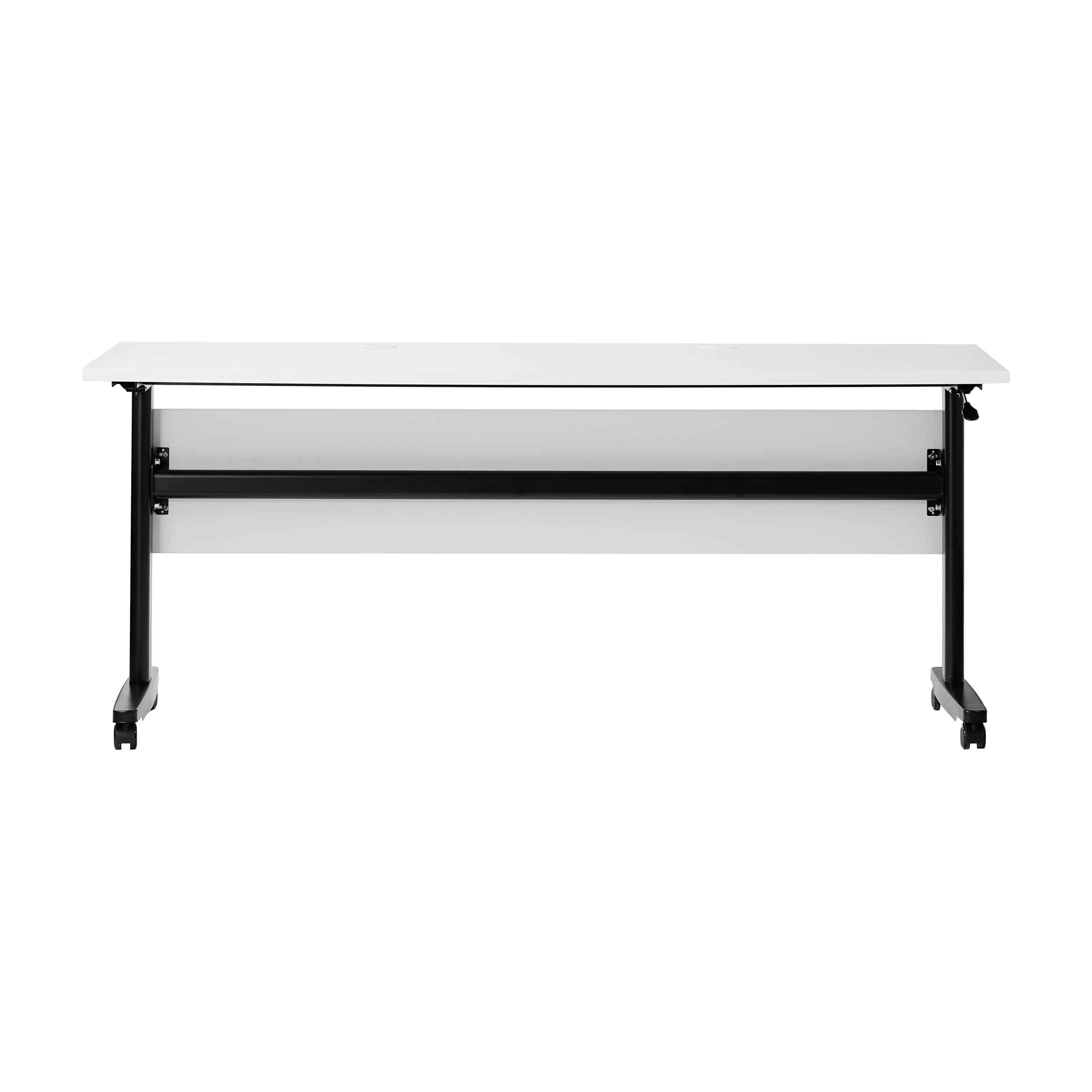 Palmer Commercial Grade Heavy-Duty Nesting Flip Training Table with T-Legs, Modesty Panel, Tabletop, and Frame