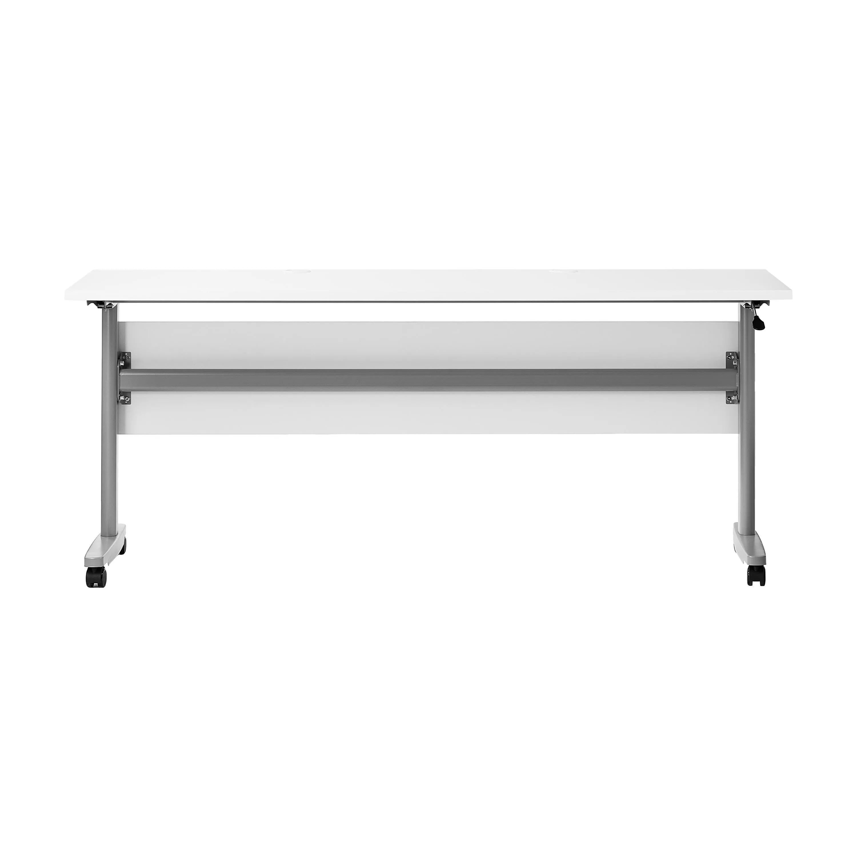 Palmer Commercial Grade Heavy-Duty Nesting Flip Training Table with T-Legs, Modesty Panel, Tabletop, and Frame