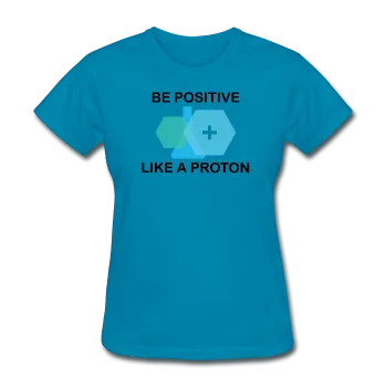 "Be Positive" (black) - Women's T-Shirt