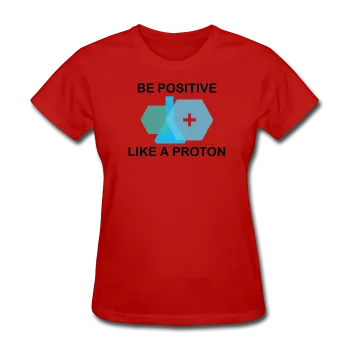 "Be Positive" (black) - Women's T-Shirt