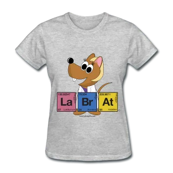 "Lab Rat Periodic Table" (blonde) - Women's T-Shirt