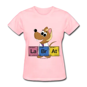 "Lab Rat Periodic Table" (blonde) - Women's T-Shirt