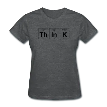 "ThInK" (black) - Women's T-Shirt