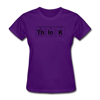 "ThInK" (black) - Women's T-Shirt