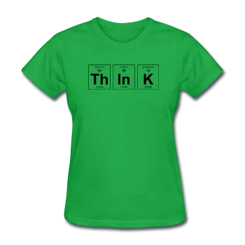 "ThInK" (black) - Women's T-Shirt