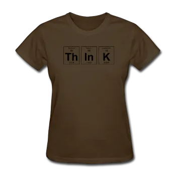 "ThInK" (black) - Women's T-Shirt